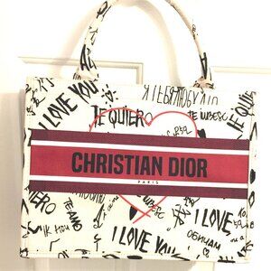 DIOR AMOUR GRAFFITTI BOOK TOTE